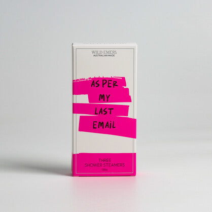 Wild Emery As Per My Last Email - Cheeky Neon Shower Steamer 3 Pack