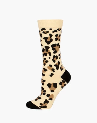 Bamboozld Women's Cheetah Spots Bamboo Socks - W2-7