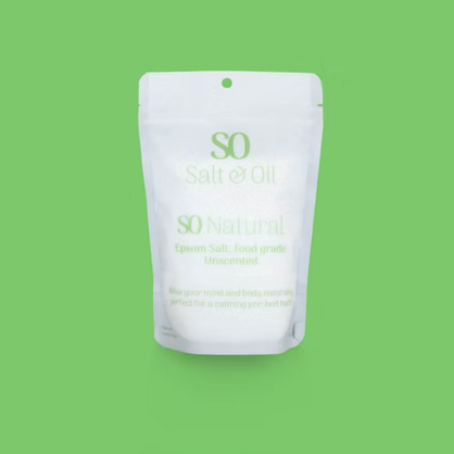 Salt and Oil Natural Epsom Salt Unscented 450g