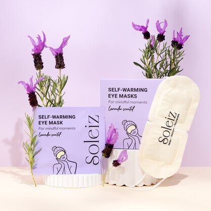 Soleiz Lavender Scented Self-Warming Eye Mask (5 Pack)