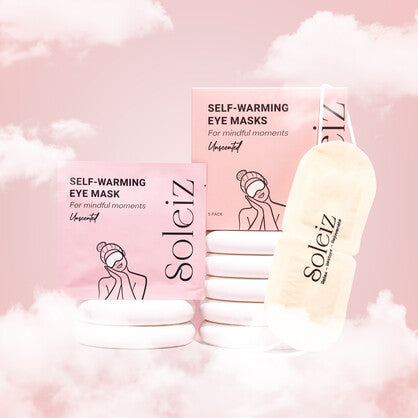 Soleiz Unscented Self-Warming Eye Mask (5 Pack)