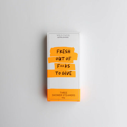 Wild Emery Fresh Out Of F*cks - Cheeky Neon Shower Steamer 3 Pack