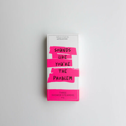 Wild Emery You're The Problem - Cheeky Neon Shower Steamer 3 Pack